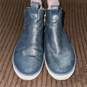 Girls Sperry Crest Mid Chelsea Blue Metallic